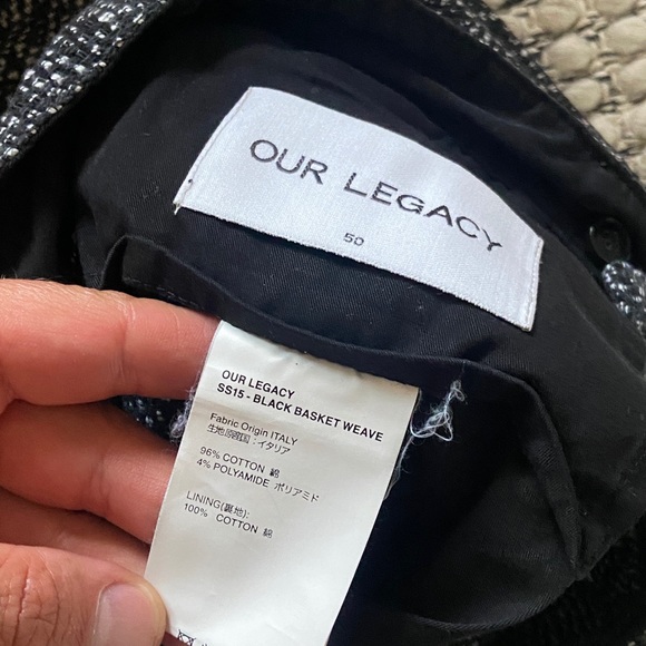 Our Legacy Basket Weave Shorts *LAST PRICE* - Picture 6 of 8